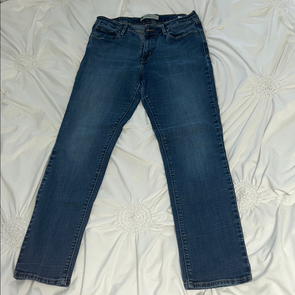 Blue Levi’s Mid Rise Skinny Jeans